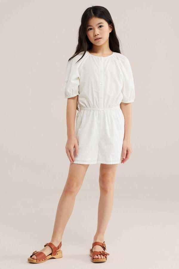 WE Fashion Straight playsuit wit - Foto 2