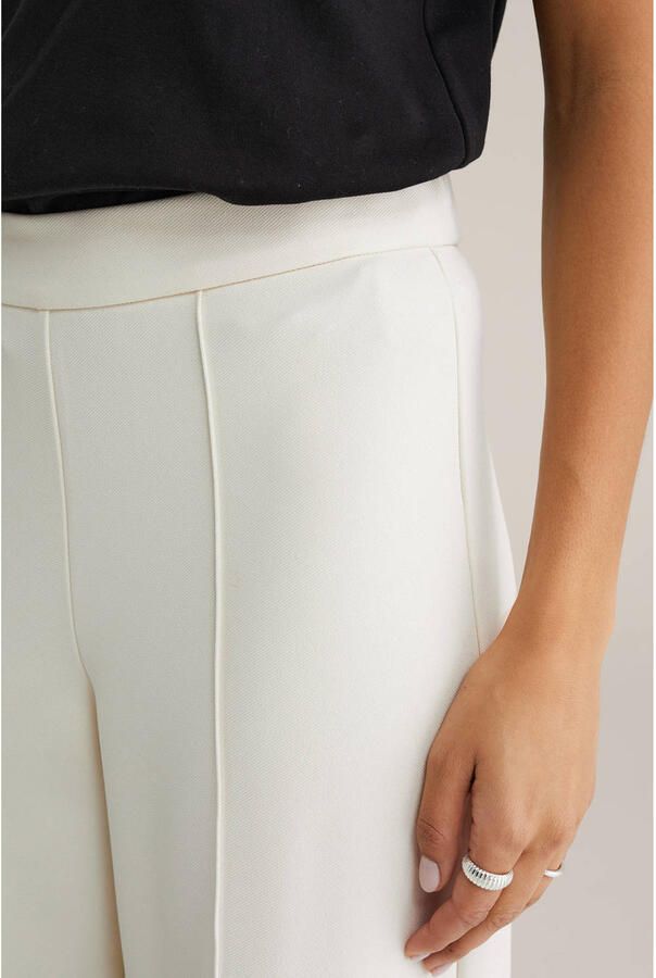 WE Fashion straight regular waist broek ecru - Foto 2