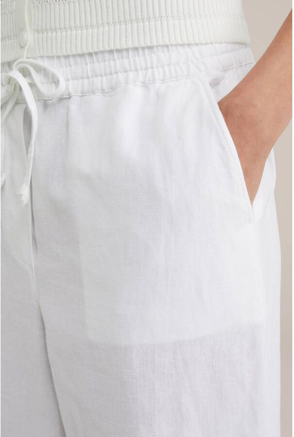 WE Fashion straight regular waist casual broek wit - Foto 2
