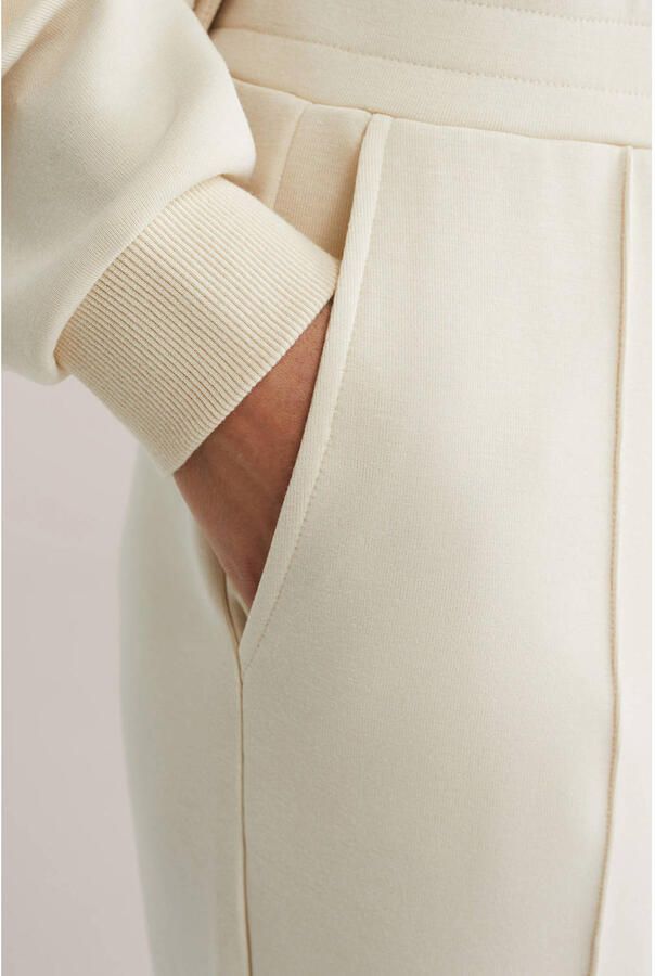 WE Fashion straight regular waist flared broek ecru - Foto 2