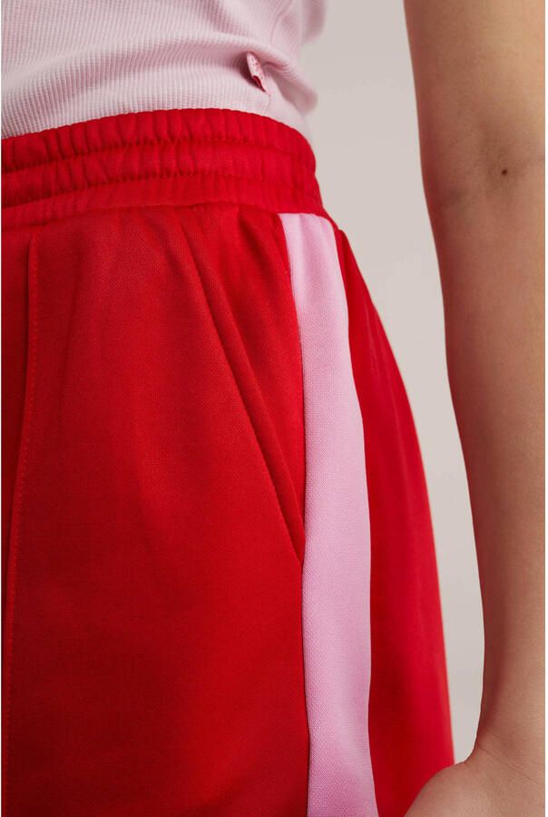 WE Fashion straight sweatshort rood - Foto 2