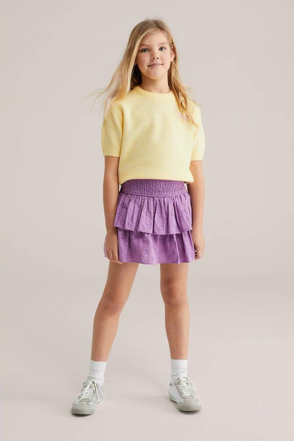 WE Fashion strokenrok paars - Foto 3