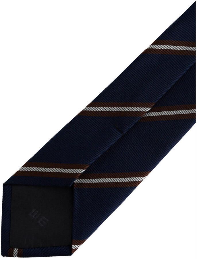 WE Fashion stropdas donkerblauw - Foto 2