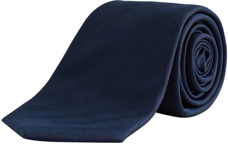 WE Fashion stropdas donkerblauw