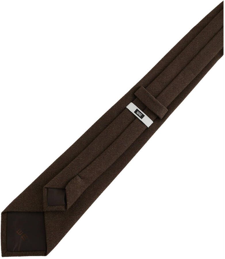 WE Fashion stropdas donkerbruin - Foto 2