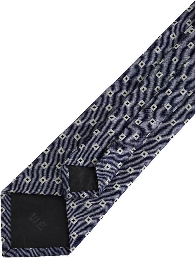 WE Fashion stropdas met all over print blauw - Foto 2