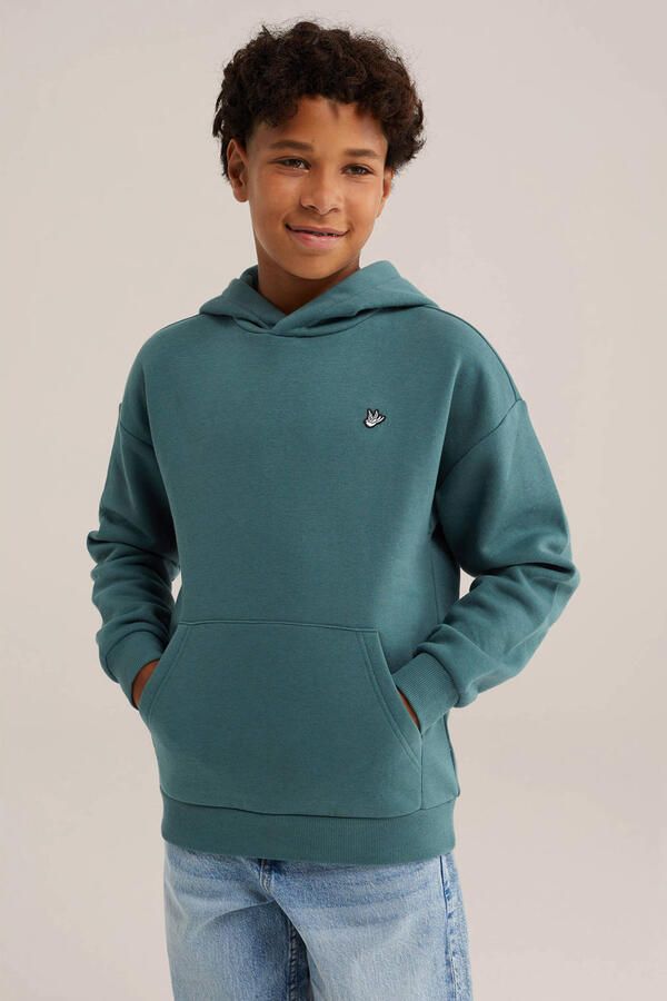 WE Fashion sweat hoodie groen