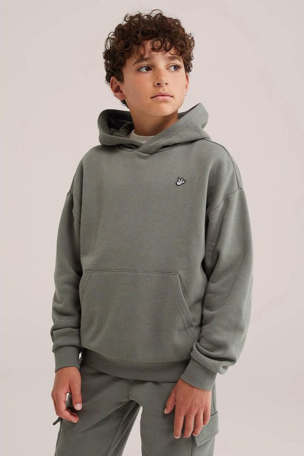 WE Fashion sweat hoodie khaki