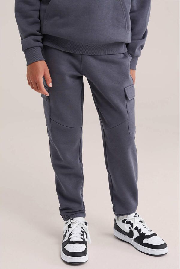 WE Fashion sweat joggingbroek antraciet