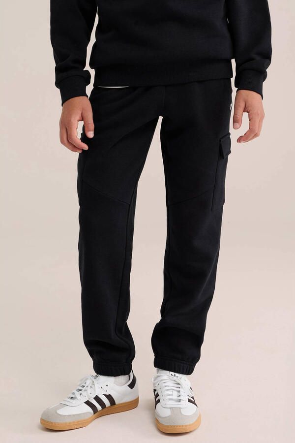 WE Fashion sweat joggingbroek zwart