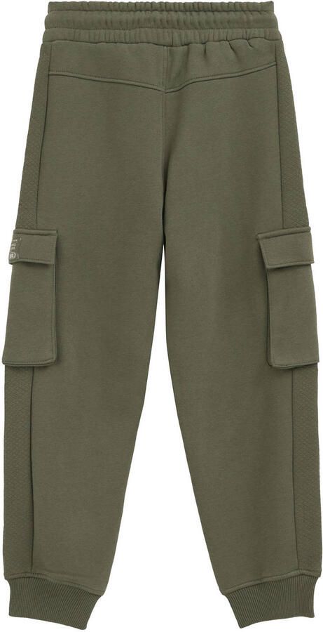 WE Fashion sweat tapered cargo joggingbroek olijfgroen - Foto 2