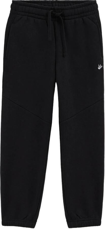 WE Fashion sweat tapered joggingbroek zwart