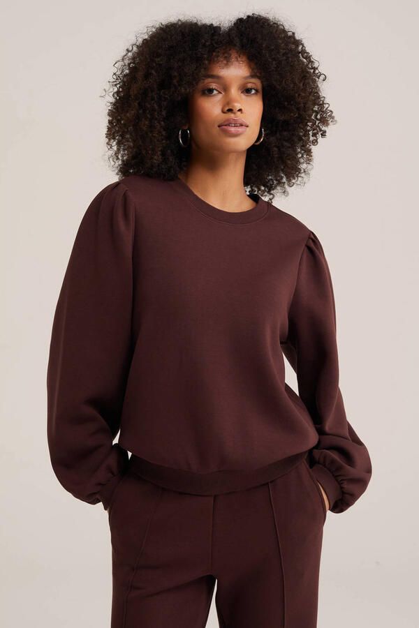 WE Fashion sweater bruin