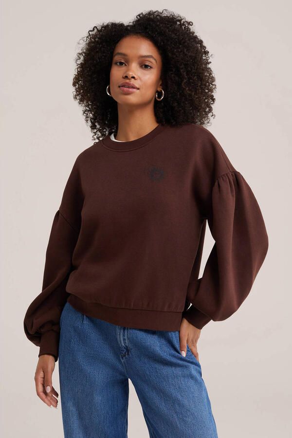 WE Fashion sweater bruin