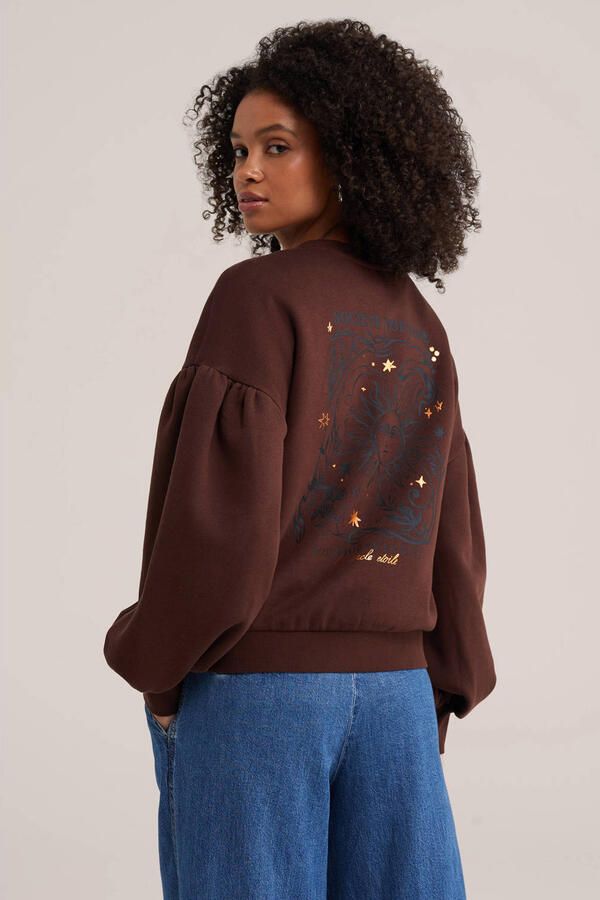 WE Fashion sweater bruin - Foto 3