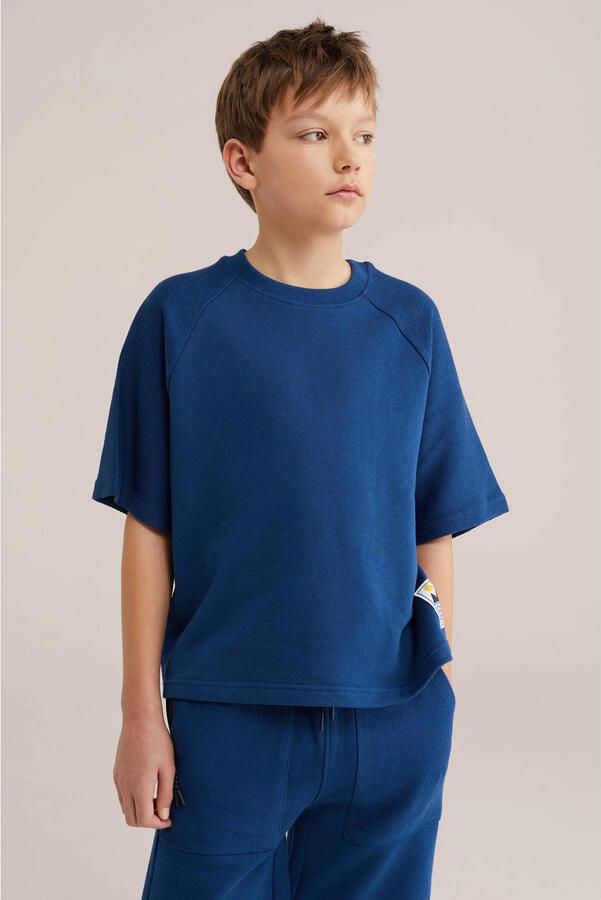 WE Fashion sweater donkerblauw