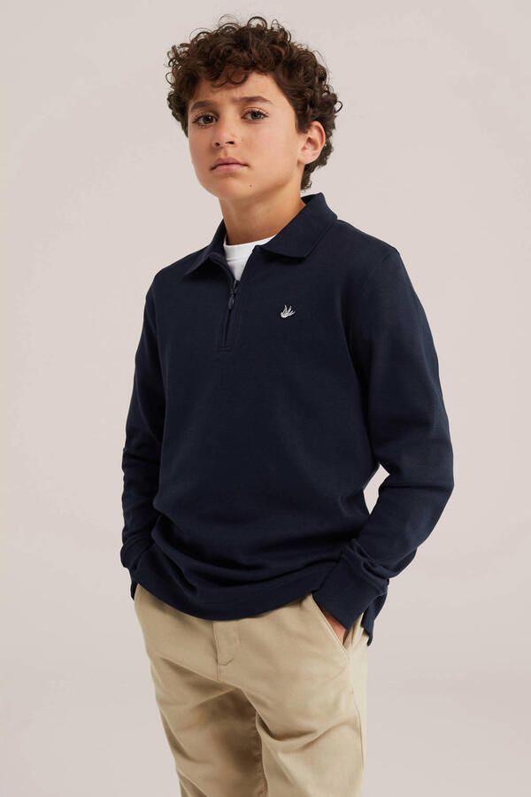 WE Fashion sweater donkerblauw