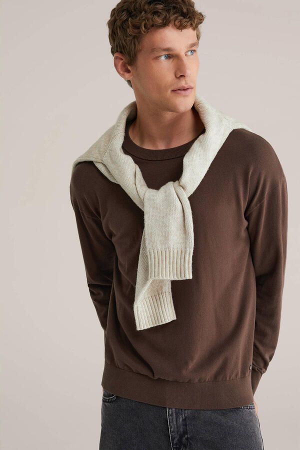WE Fashion sweater donkerbruin - Foto 2