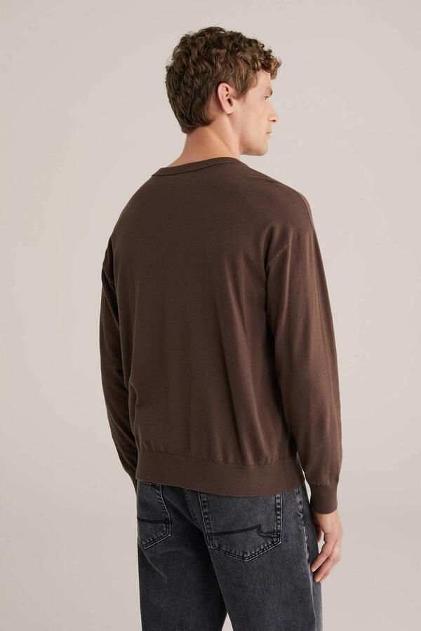 WE Fashion sweater donkerbruin - Foto 3