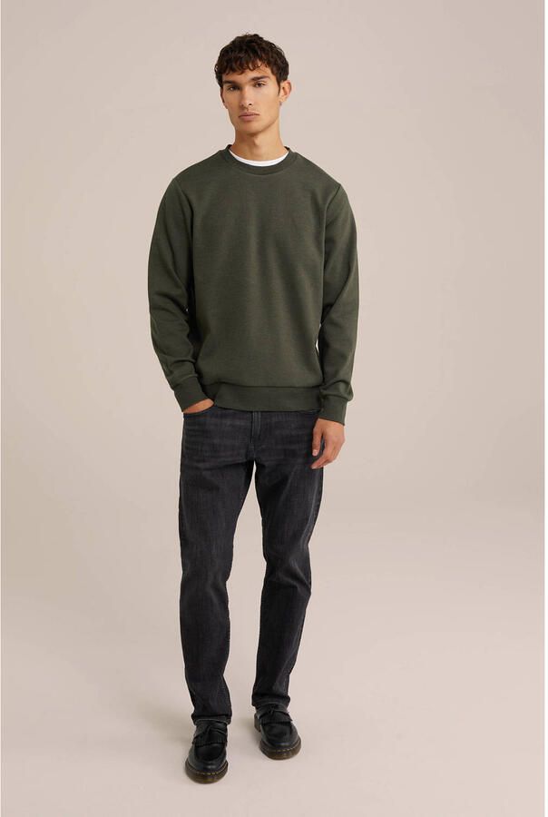 WE Fashion sweater donkergroen - Foto 2