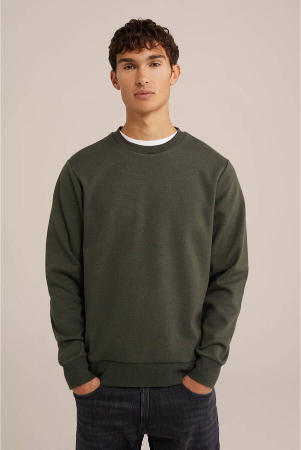 WE Fashion sweater donkergroen - Foto 3