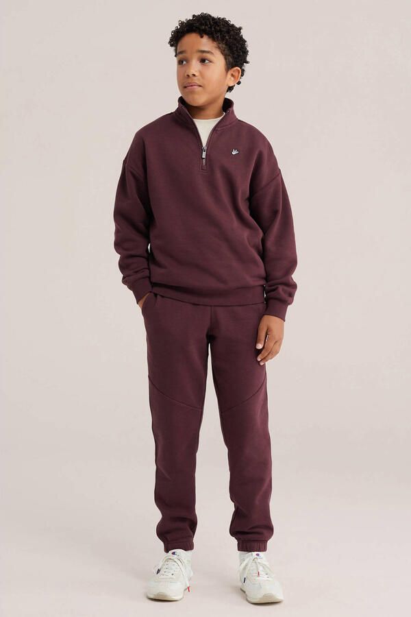 WE Fashion sweater donkerrood - Foto 2