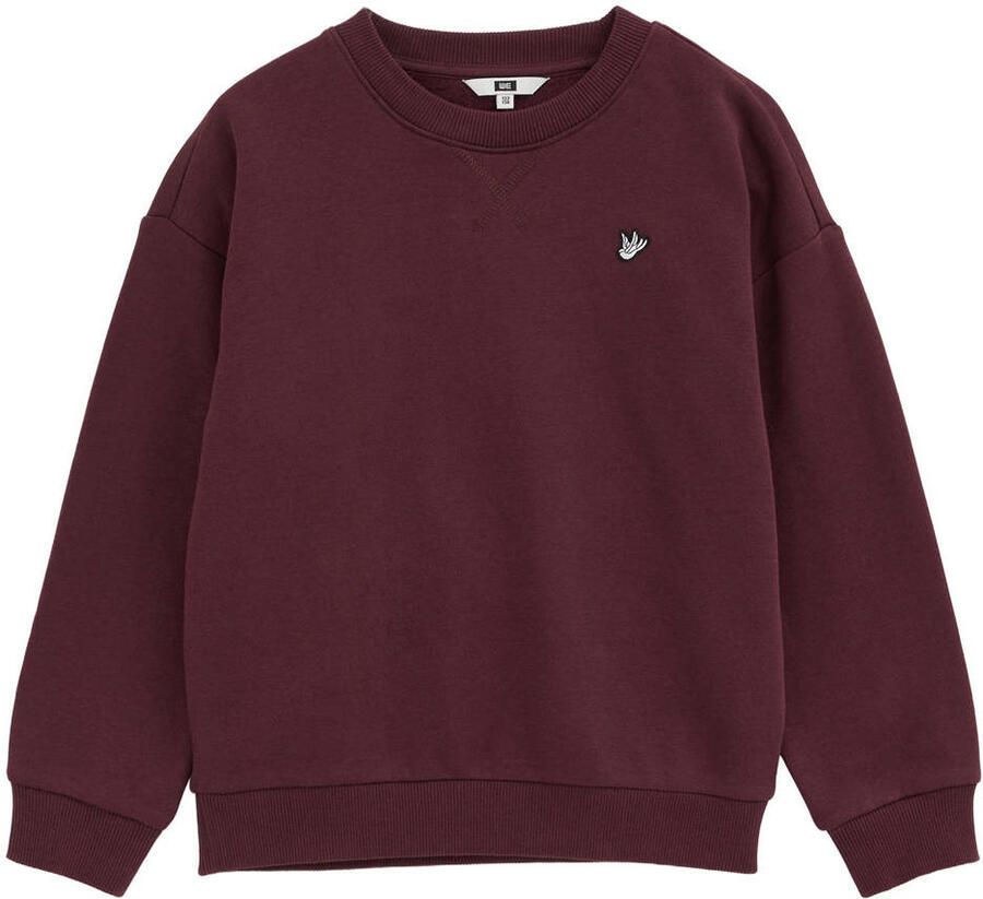 WE Fashion sweater donkerrood