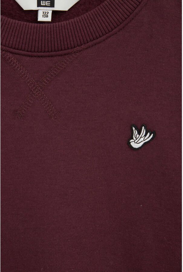 WE Fashion sweater donkerrood - Foto 2