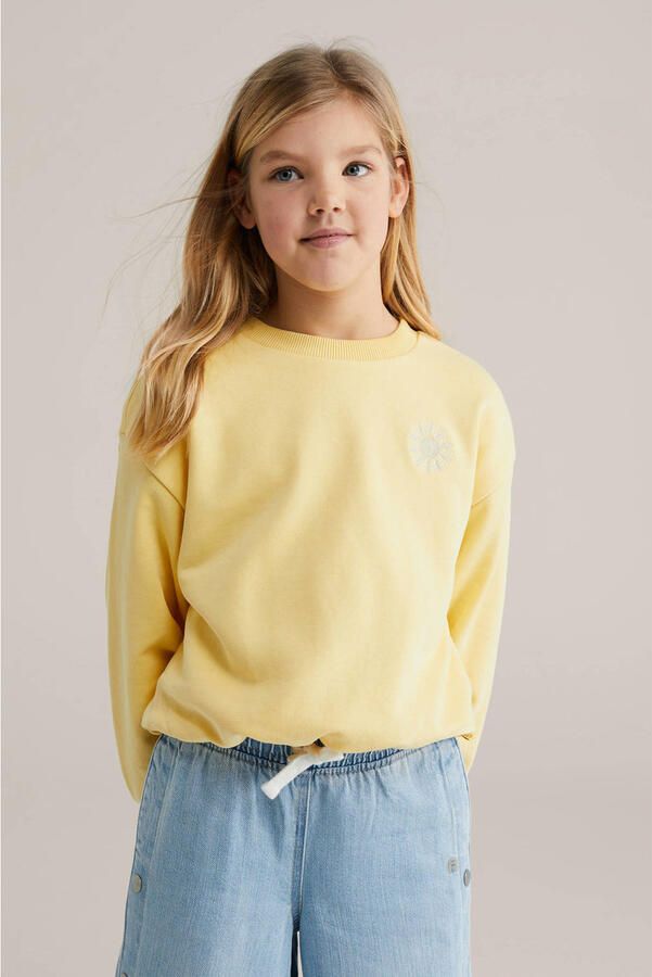 WE Fashion sweater geel