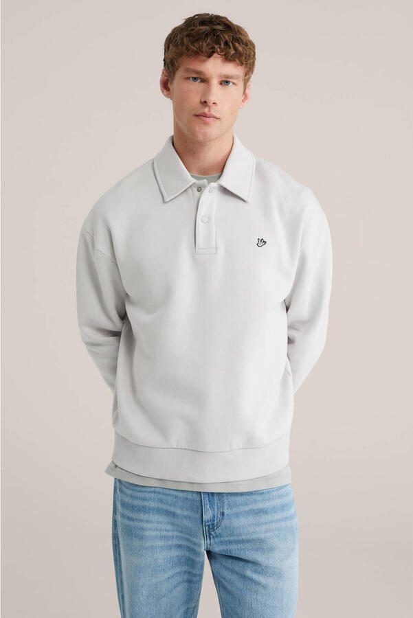 WE Fashion sweater grijs