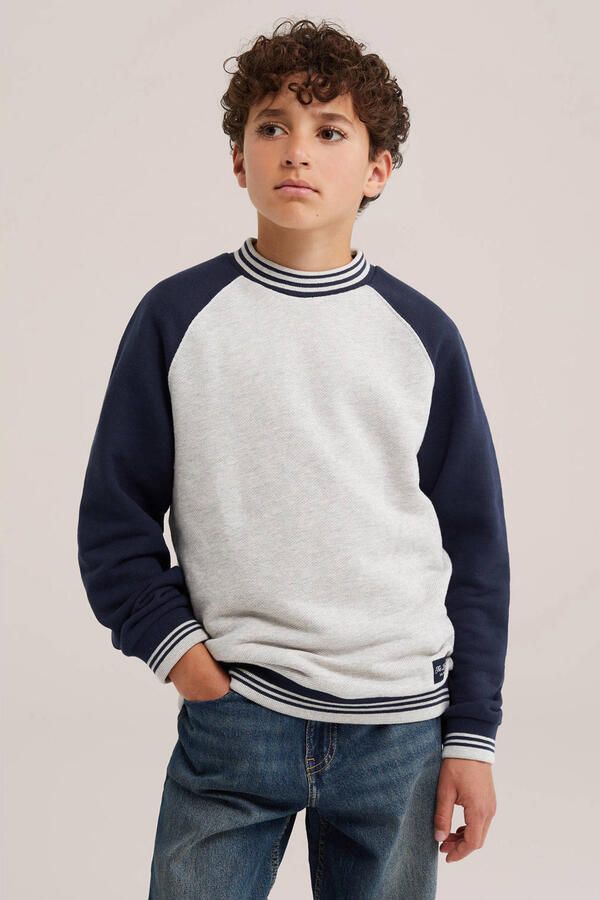 WE Fashion sweater grijs