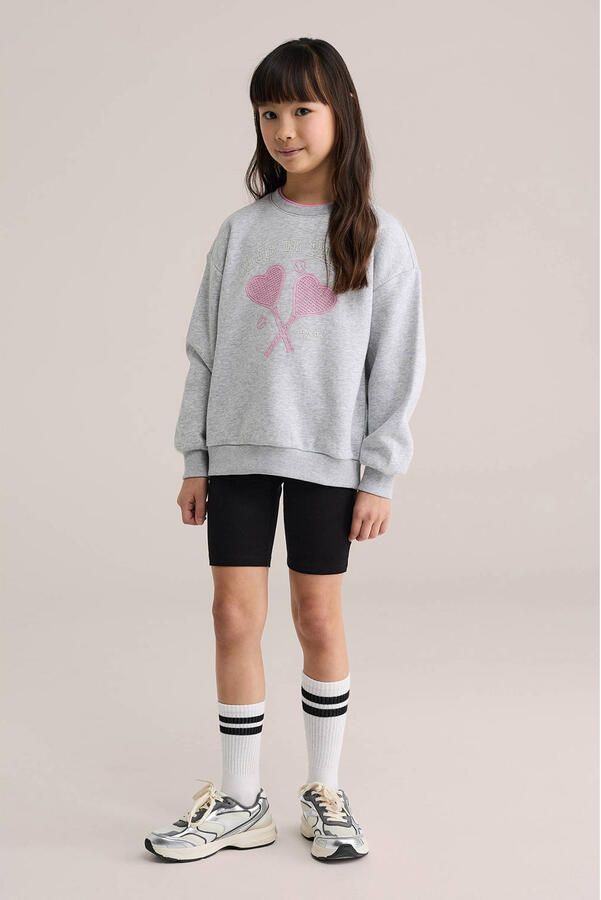 WE Fashion sweater grijs melange - Foto 3
