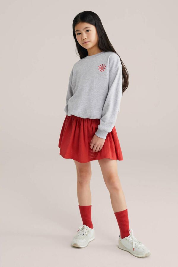 WE Fashion sweater grijs melange - Foto 3