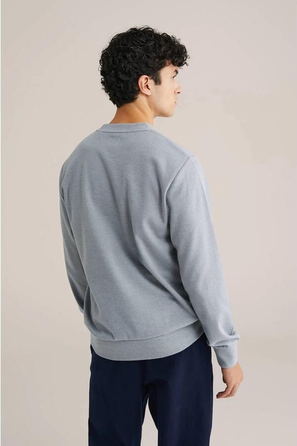 WE Fashion sweater grijsblauw - Foto 2
