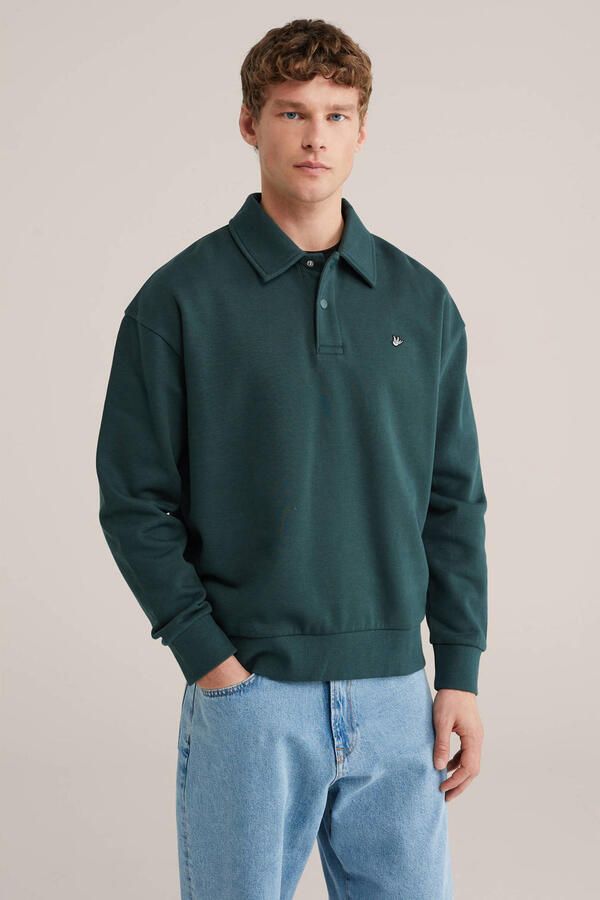 WE Fashion sweater groen