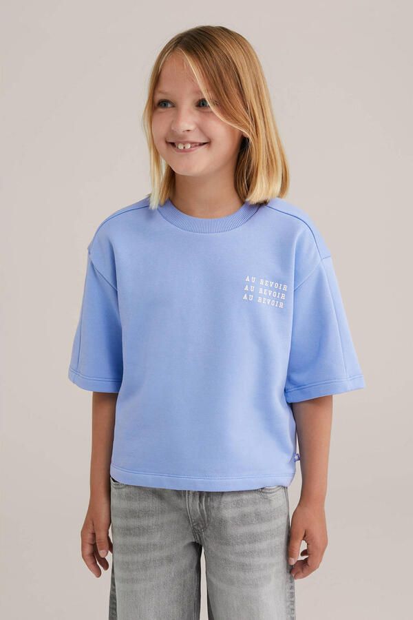 WE Fashion sweater lichtblauw
