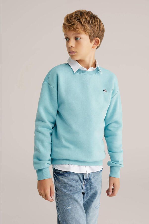 WE Fashion sweater lichtblauw
