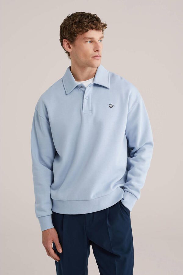 WE Fashion sweater lichtblauw
