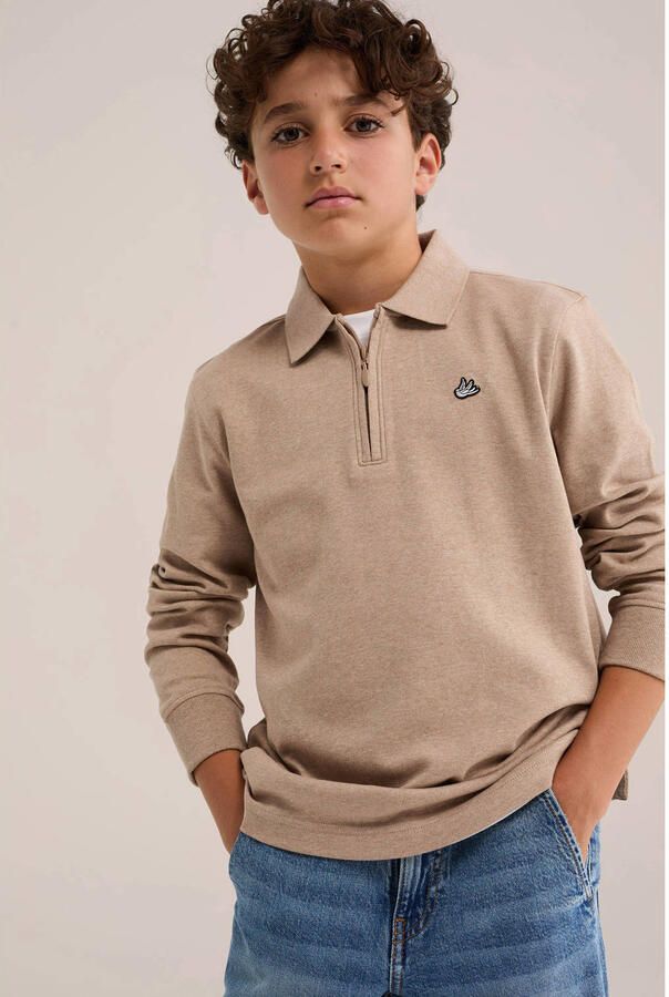 WE Fashion sweater lichtbruin