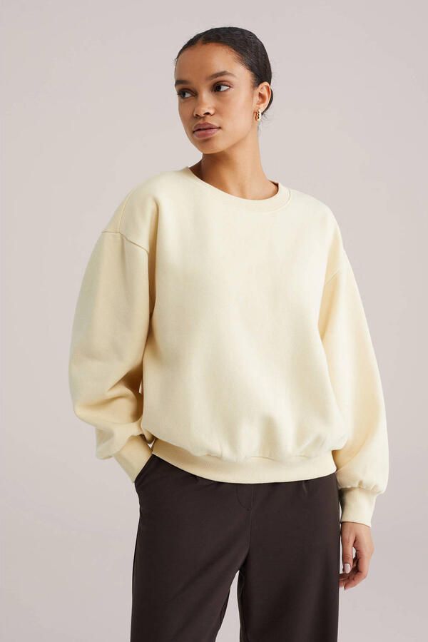 WE Fashion sweater lichtgeel
