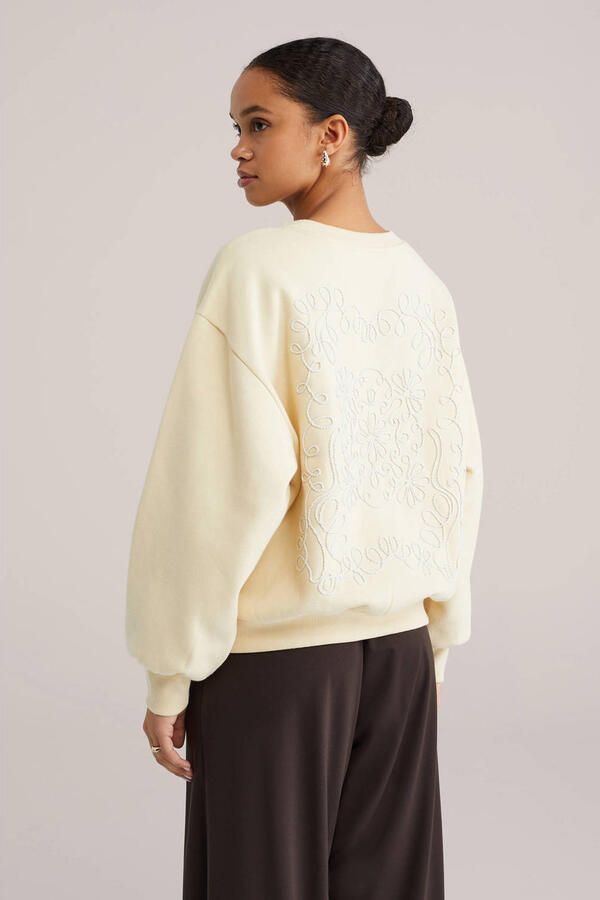 WE Fashion sweater lichtgeel - Foto 2