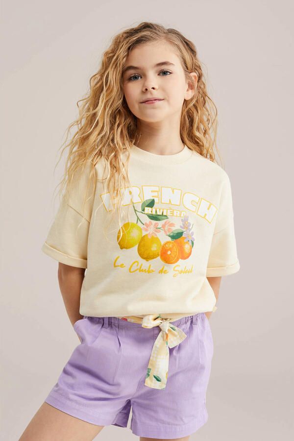 WE Fashion sweater lichtgeel