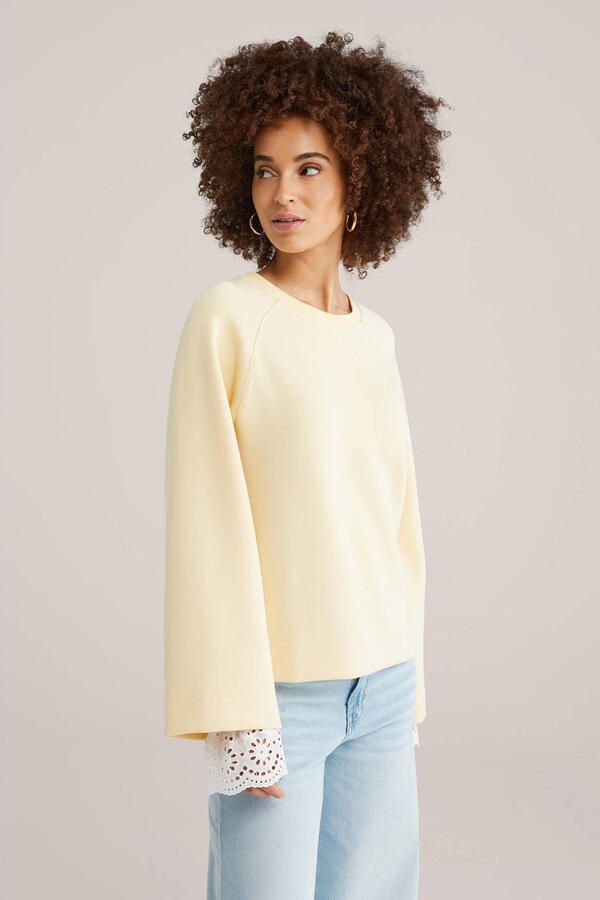 WE Fashion sweater lichtgeel