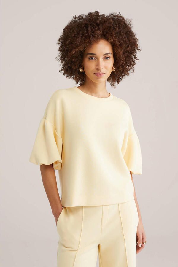 WE Fashion sweater lichtgeel