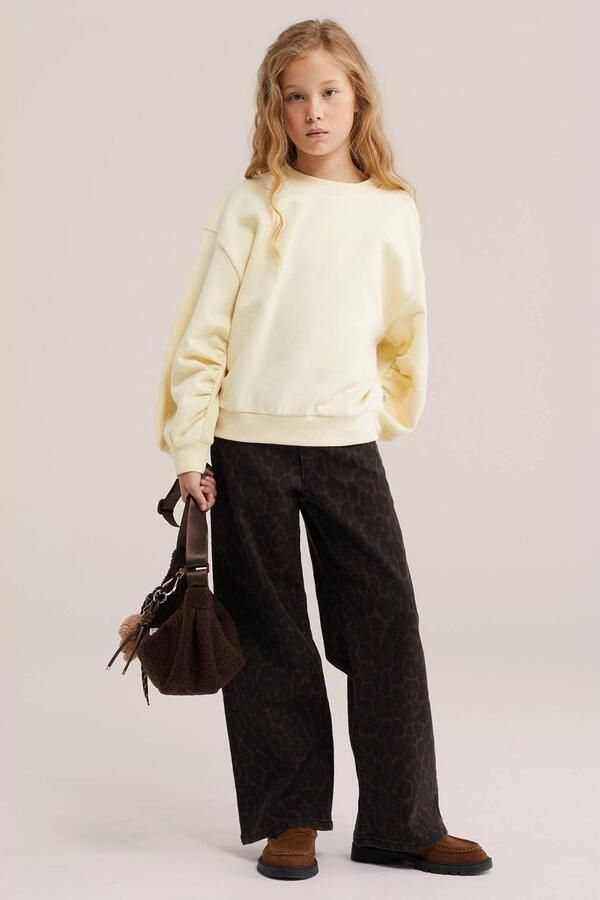 WE Fashion sweater lichtgeel Effen - Foto 2