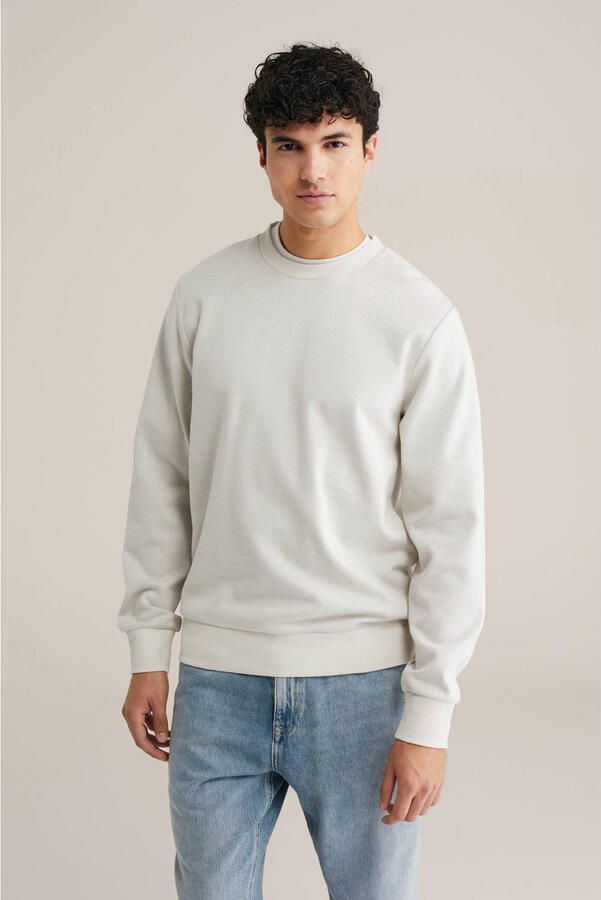 WE Fashion sweater lichtgrijs
