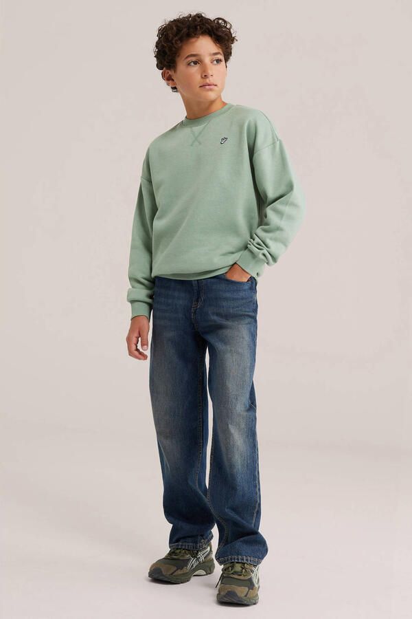 WE Fashion sweater lichtgroen - Foto 2