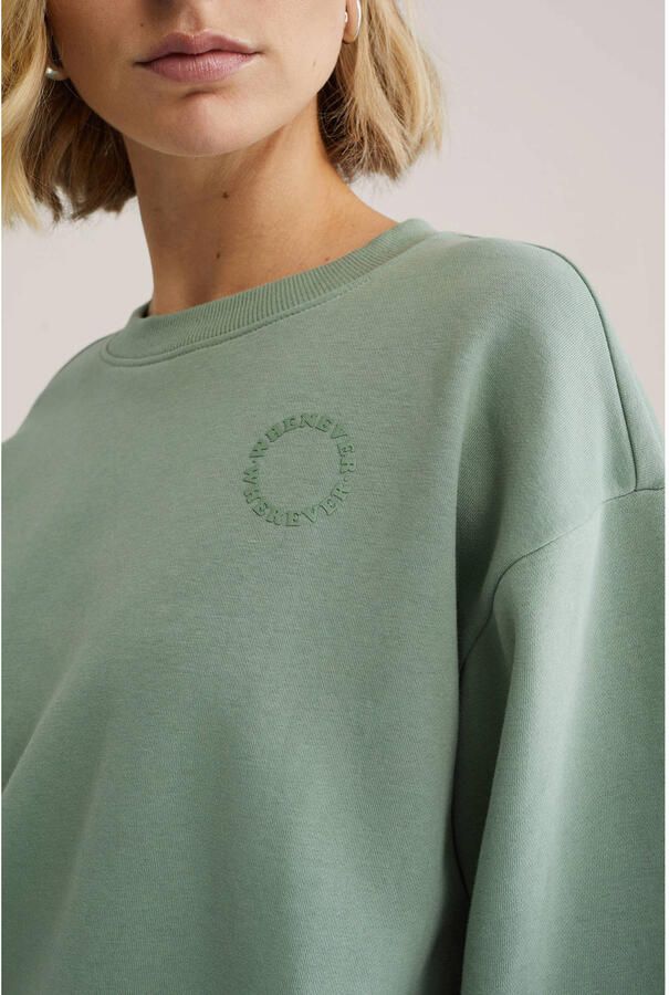 WE Fashion sweater lichtgroen - Foto 2