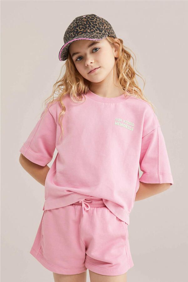 WE Fashion sweater lichtroze