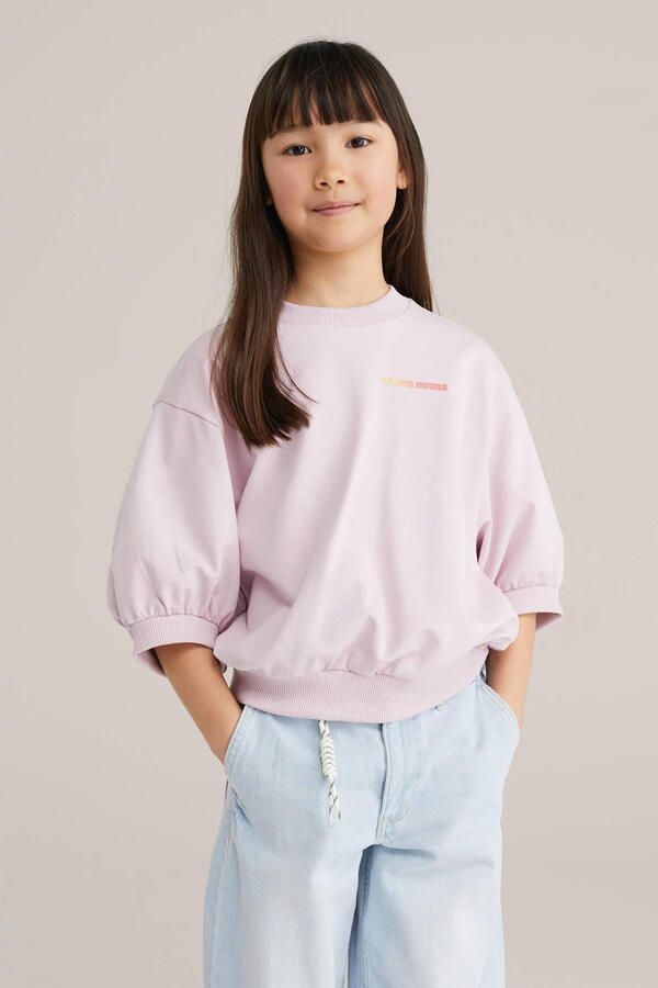 WE Fashion sweater lichtroze